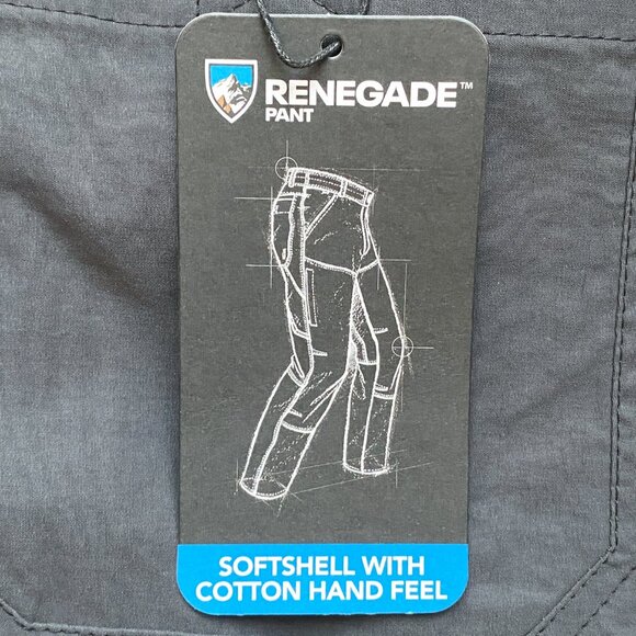 KUHL Renegade Pant 30x36 Klassik Fit Softshell Quick Dry Stretch Koal Gray NWT - Picture 7 of 12
